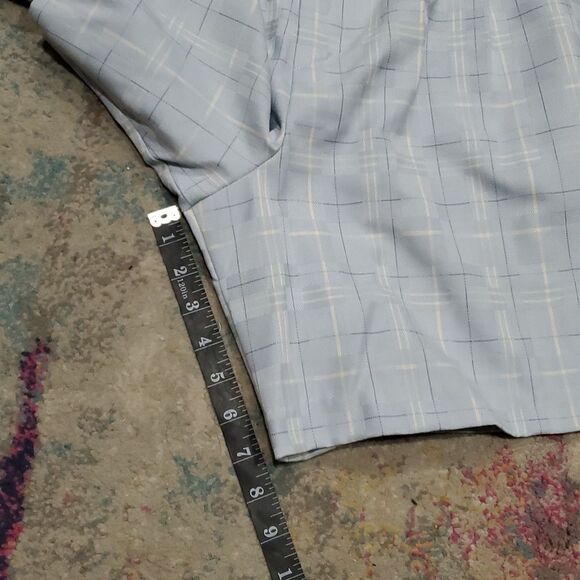 2 Piece Vintage Golf Outfit - Blue & Cream Jacket & Shorts - Picture 10 of 16
